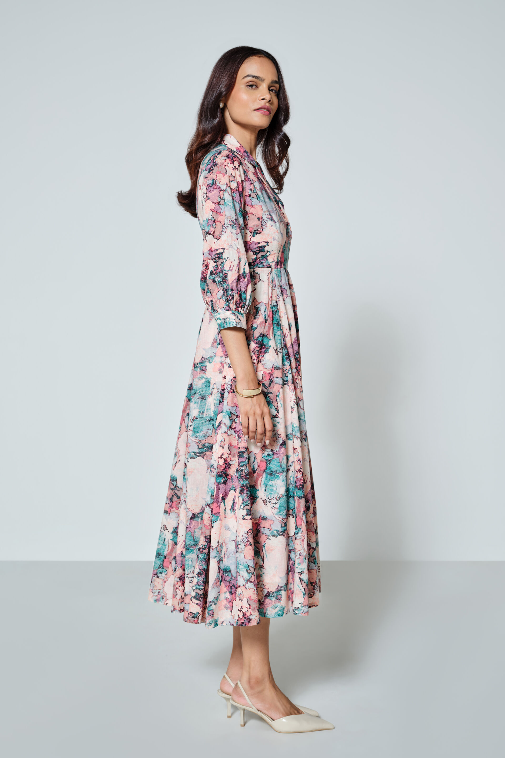 Larger Than Life Florals Maxi Dress, Multi Color, image 4